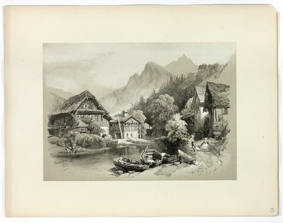 Brunnen, from Picturesque Selections by James Duffield Harding