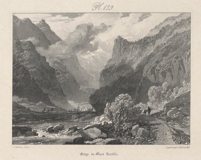 Gorge du Mont Terrible by James Duffield Harding