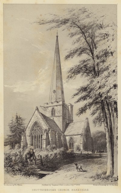 Shottesbrooke Church, Berkshire by James Duffield Harding