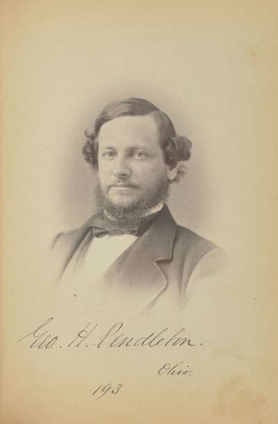 George H. Pendleton by James Earle McClees