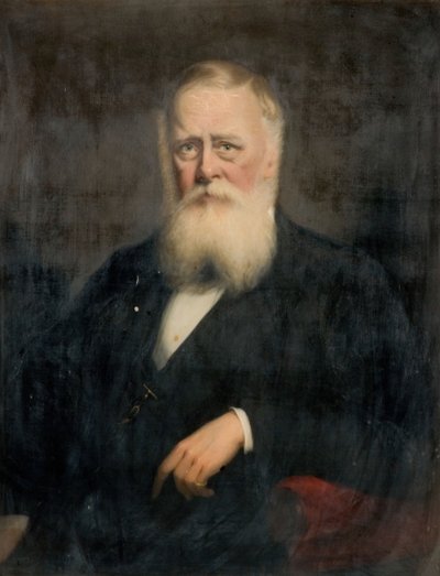 Portrait Of Thomas Phillips, 1876 by James Edgell Collins