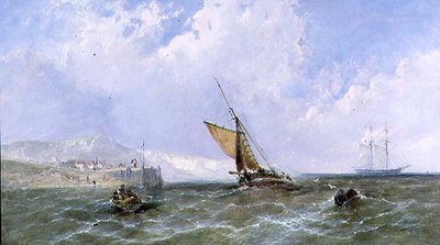 Shipping off a Coastline by James Edwin Meadows