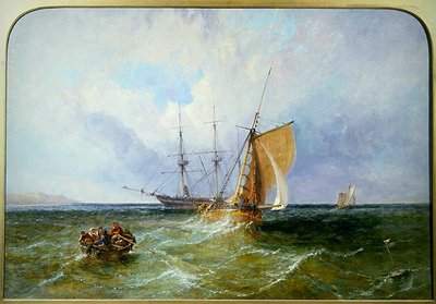 Shipping off the Coast by James Edwin Meadows