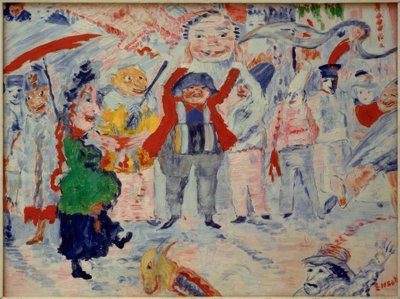 Carnival in Flanders by James Sidney Ensor