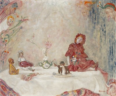 Masks and Dolls by James Ensor