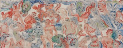 Monstres Entrelaces Decousus, Entrelardes (A) by James Ensor