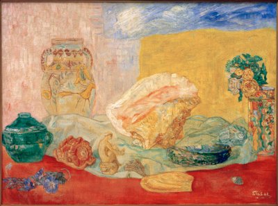 Shells, Roses, and Vases by James Sidney Ensor