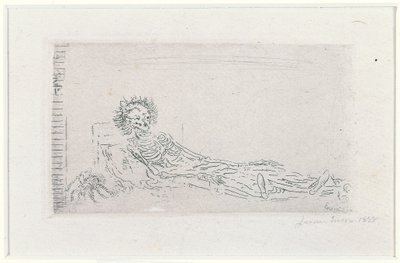 My Portrait in 1960 by James Ensor