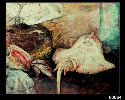 Still Life with Skate by James Ensor