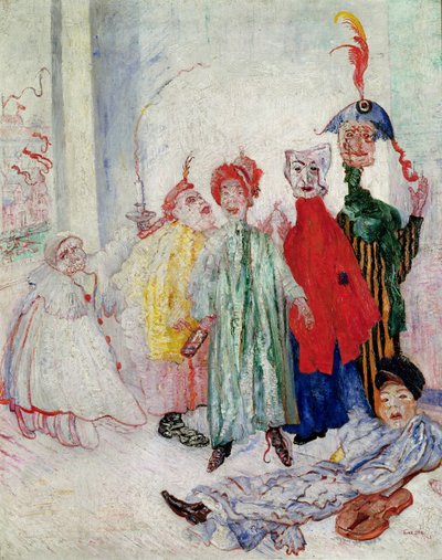 The Strange Masks by James Ensor
