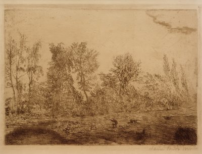 Gust of Wind at the Forest Edge by James Sidney Ensor