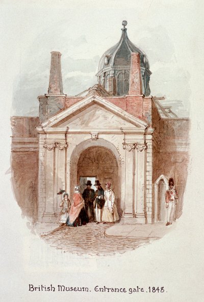 British Museum, entrance gate by James Findlay