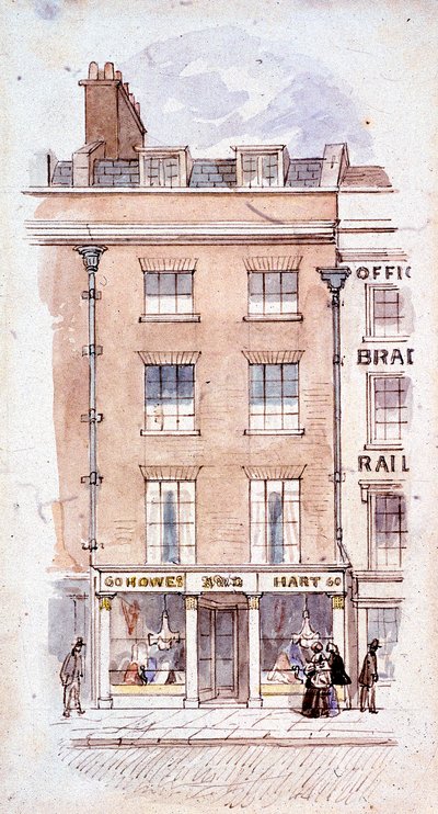 Howes and Hart, Fleet Street, London, c1820 by James Findlay
