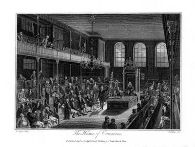 The House of Commons, London by James Fittler