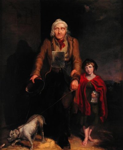 The Blind Beggar by James Flewitt Mullock