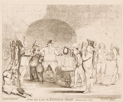 A New Way to Pay the National-Debt by James Gillray