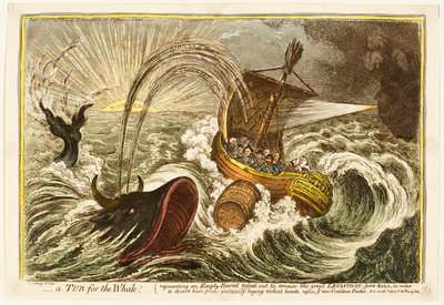 A Tub for the Whale by James Gillray