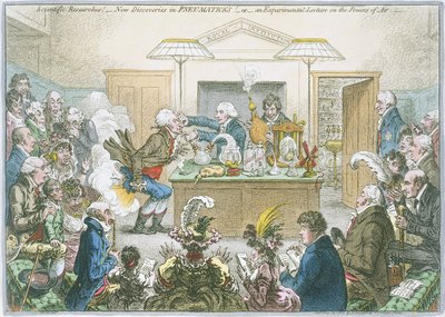 Chemical Lecture by James Gillray
