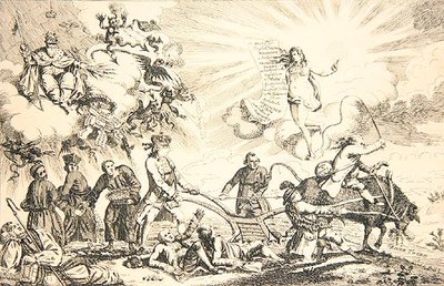 Ecclesiastical and Political, State of the Nation by James Gillray