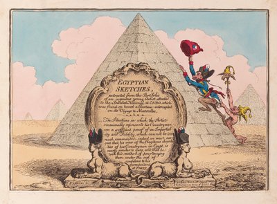 Egyptian Sketches by James Gillray