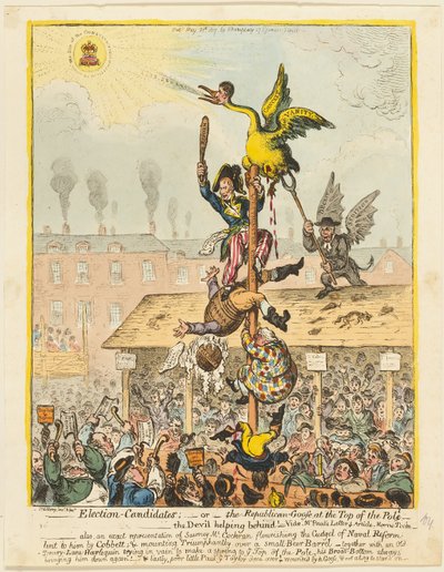Election Candidates by James Gillray