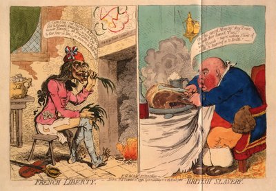 French Liberty. British Slavery by James Gillray