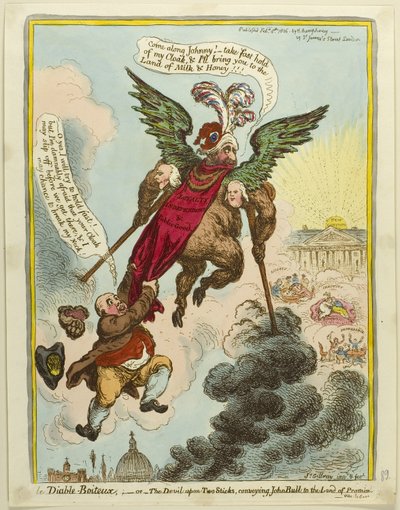 The Lame Devil by James Gillray