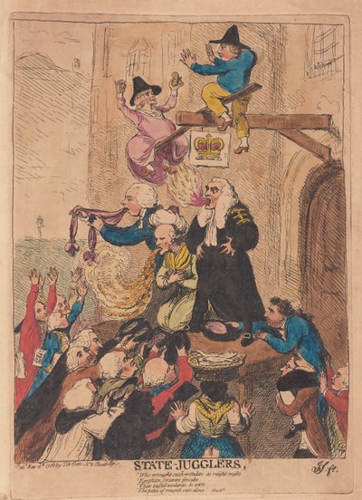 State Jugglers by James Gillray