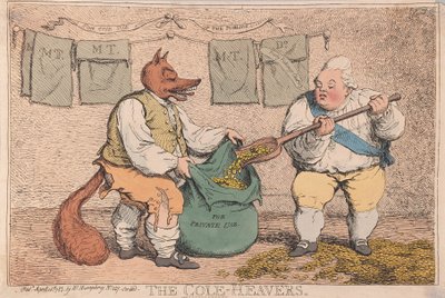 The Cole-Heavers by James Gillray