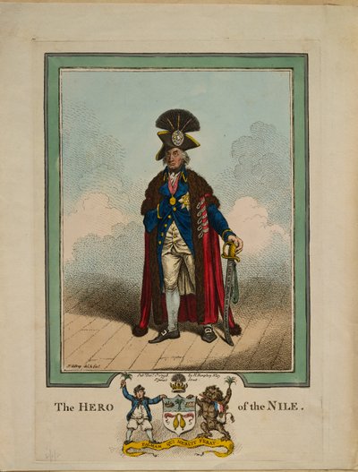 The Hero of the Nile, 1878 by James Gillray