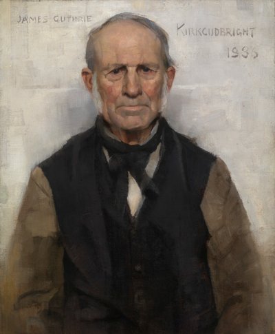 Old Willie - the Village Worthy by James Guthrie