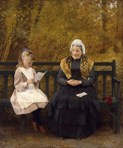 Reading for Grandmother by James Hayllar