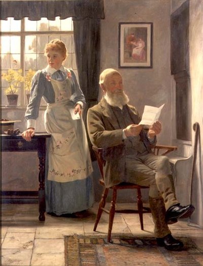 The Letter by James Hayllar