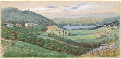 Scoville Farm, Cream Hill, Connecticut by James Henry Moser
