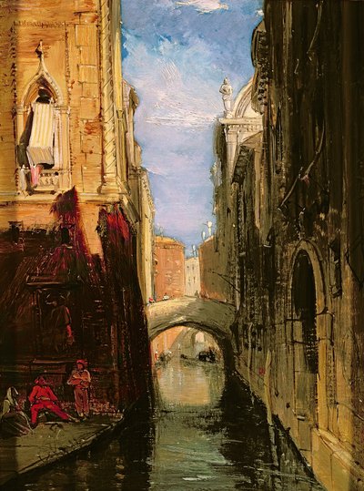 A Side Canal, Venice by James Holland