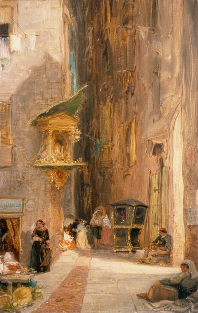 Street in Genoa by James Holland