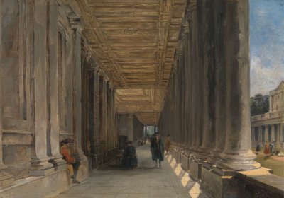 The Colonnade of Queen Mary Court, Greenwich by James Holland