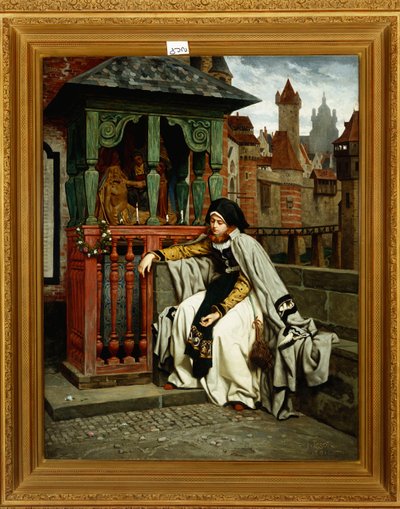 Marguerite at the Ramparts, 1861 by James Jacques Joseph Tissot