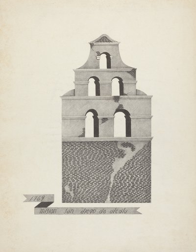 Mision San Diego de Alcala by James Jones