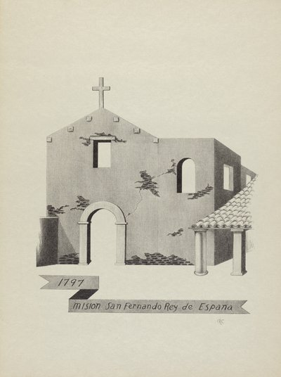 Mission San Fernando Rey de Espana by James Jones