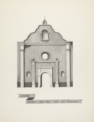 Mission San Luis Rey de Francia by James Jones