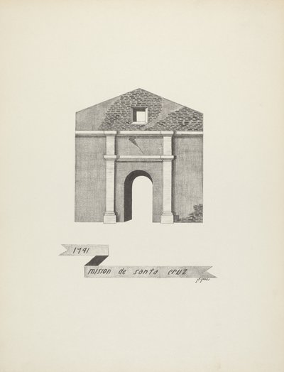 Mission of Santa Cruz by James Jones