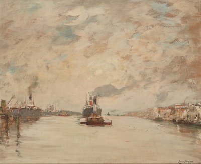 Westering Sun, River Clyde by James Kay