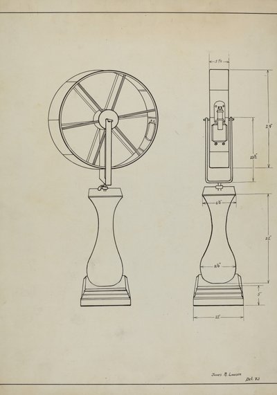 Lottery Wheel by James M. Lawson