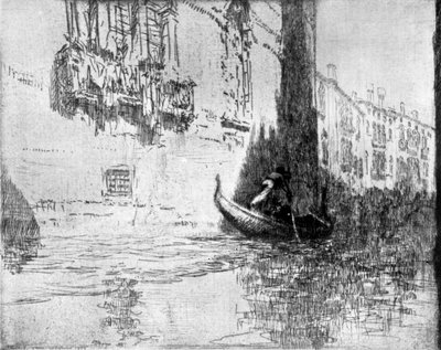 The Passing Gondola by James McBey