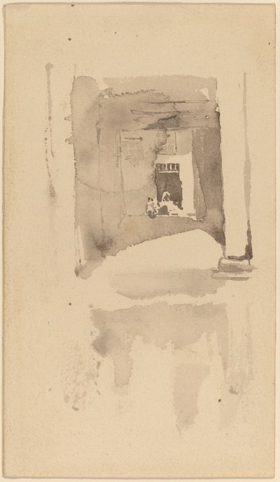 A Doorway in Ajaccio by James Abbott McNeill Whistler
