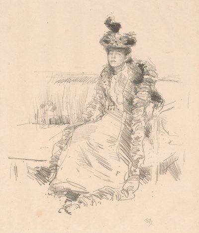 A Lady Seated by James Abbott McNeill Whistler