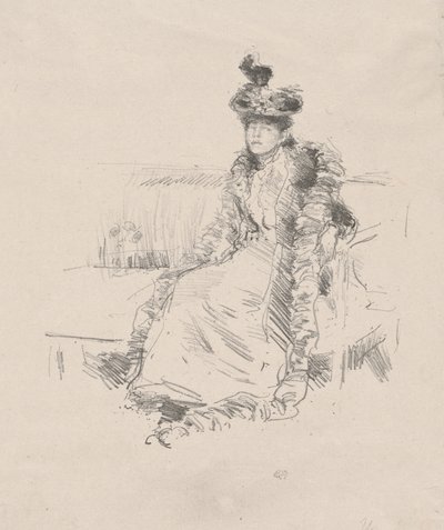 A Lady Seated by James Abbott McNeill Whistler