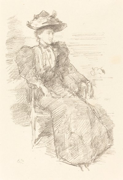 A Portrait: Mildred Howells by James Abbott McNeill Whistler