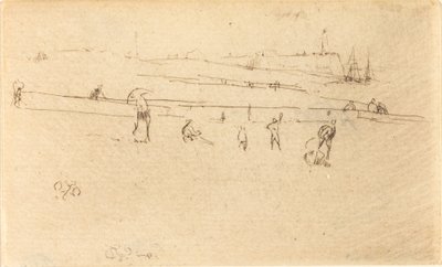 A Sketch at Dieppe by James Abbott McNeill Whistler